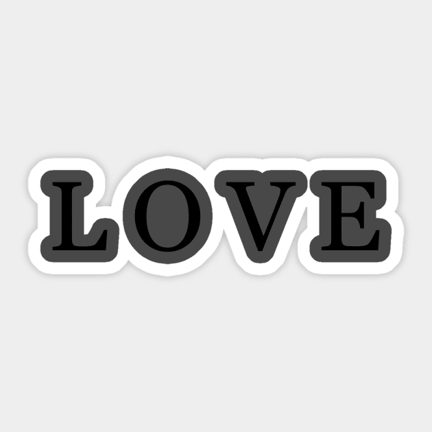 Love is what makes you feel alive! Sticker by Miss Santa's Store